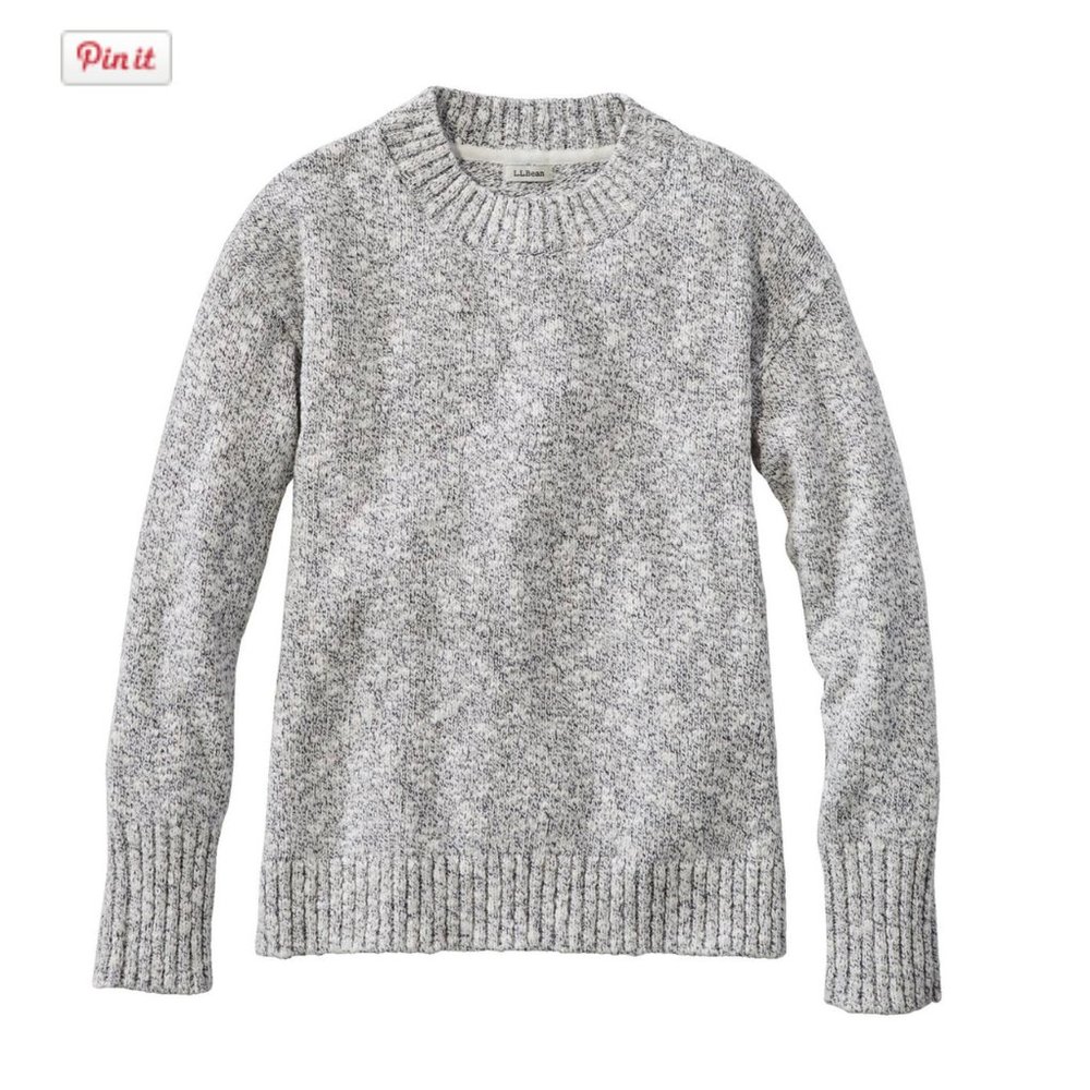 LL Bean Cotton Pullover Sweater